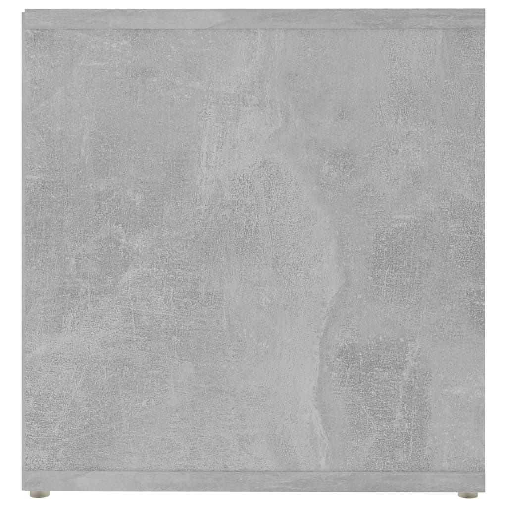 Meuble TV gris béton 72x35x36,5 cm bois d’ingénierie - XIOS