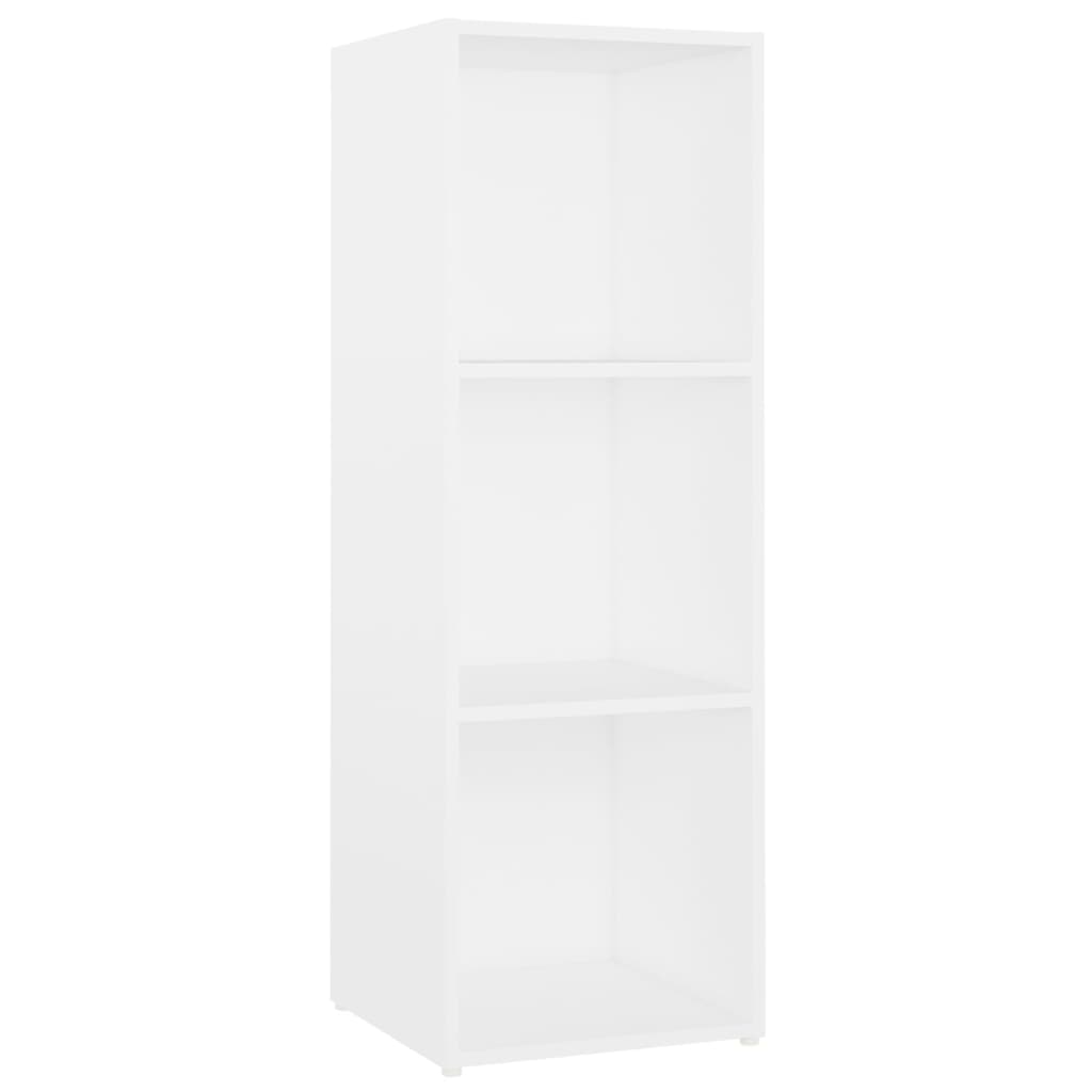 Meuble TV Blanc 107x35x37 cm Bois d’ingénierie - XIOS