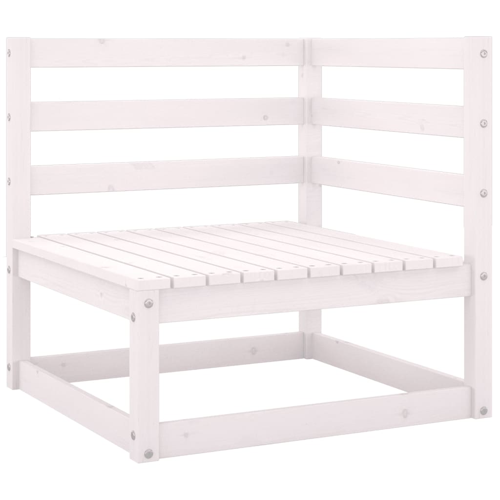 Canapé d'angle de jardin coussins anthracite Bois de pin massif Éléments pour canapés modulables de jardin vidaXL