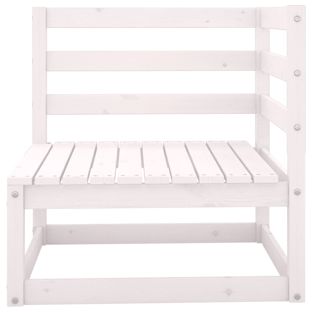 Canapé d'angle de jardin coussins anthracite Bois de pin massif Éléments pour canapés modulables de jardin vidaXL