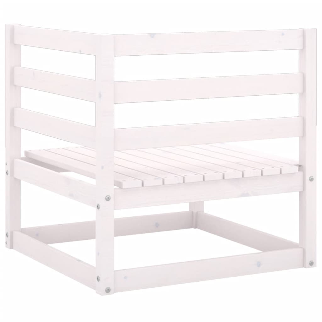 Canapé d'angle de jardin coussins anthracite Bois de pin massif Éléments pour canapés modulables de jardin vidaXL