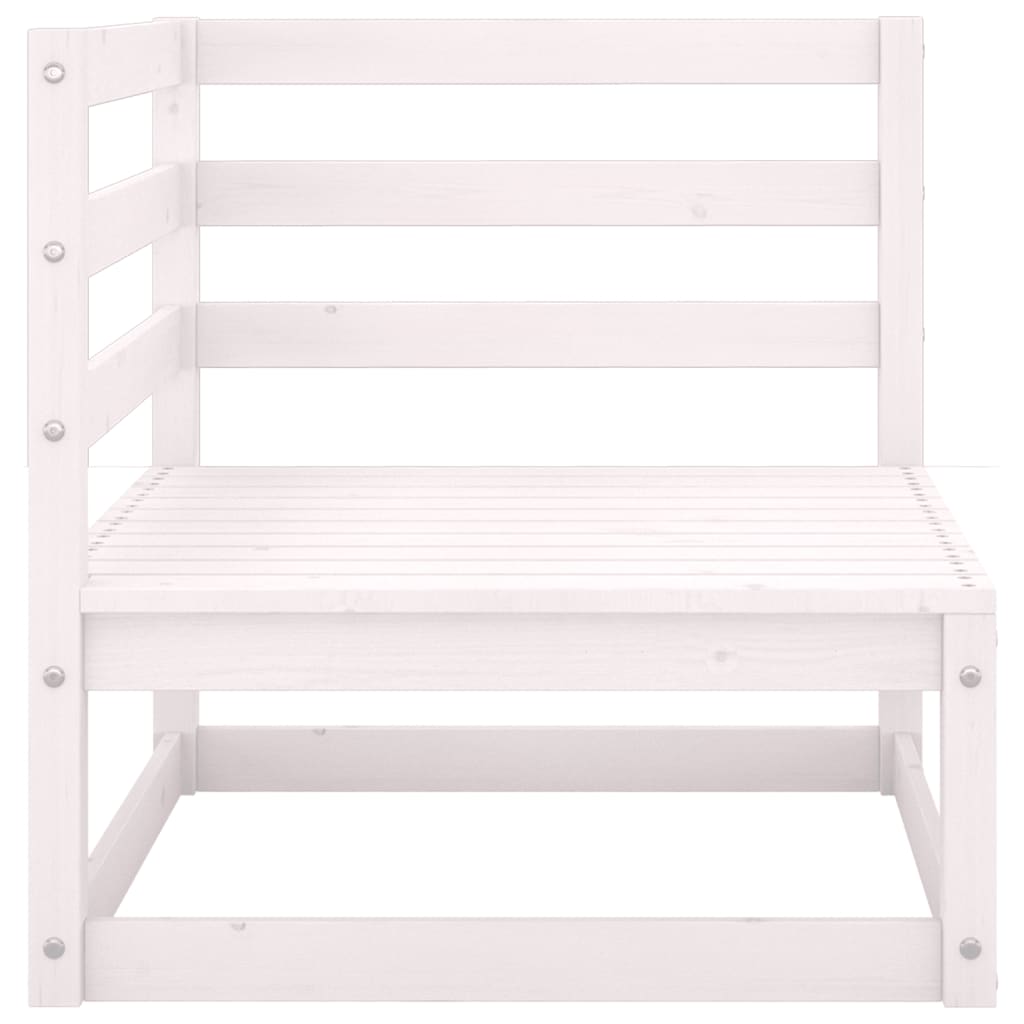 Canapé d'angle de jardin coussins anthracite Bois de pin massif Éléments pour canapés modulables de jardin vidaXL