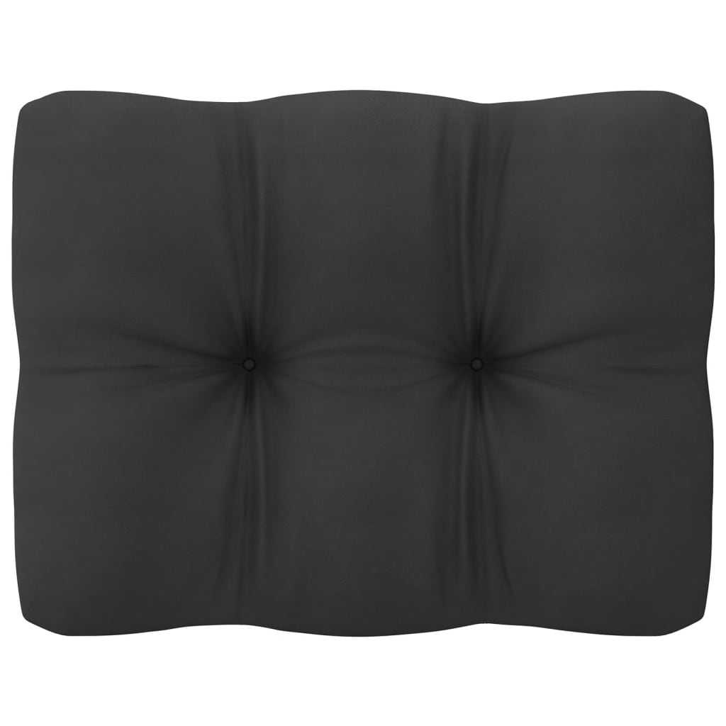 Canapé d'angle de jardin coussins anthracite Bois de pin massif Éléments pour canapés modulables de jardin vidaXL