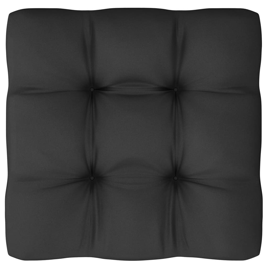 Canapé d'angle de jardin coussins anthracite Bois de pin massif Éléments pour canapés modulables de jardin vidaXL