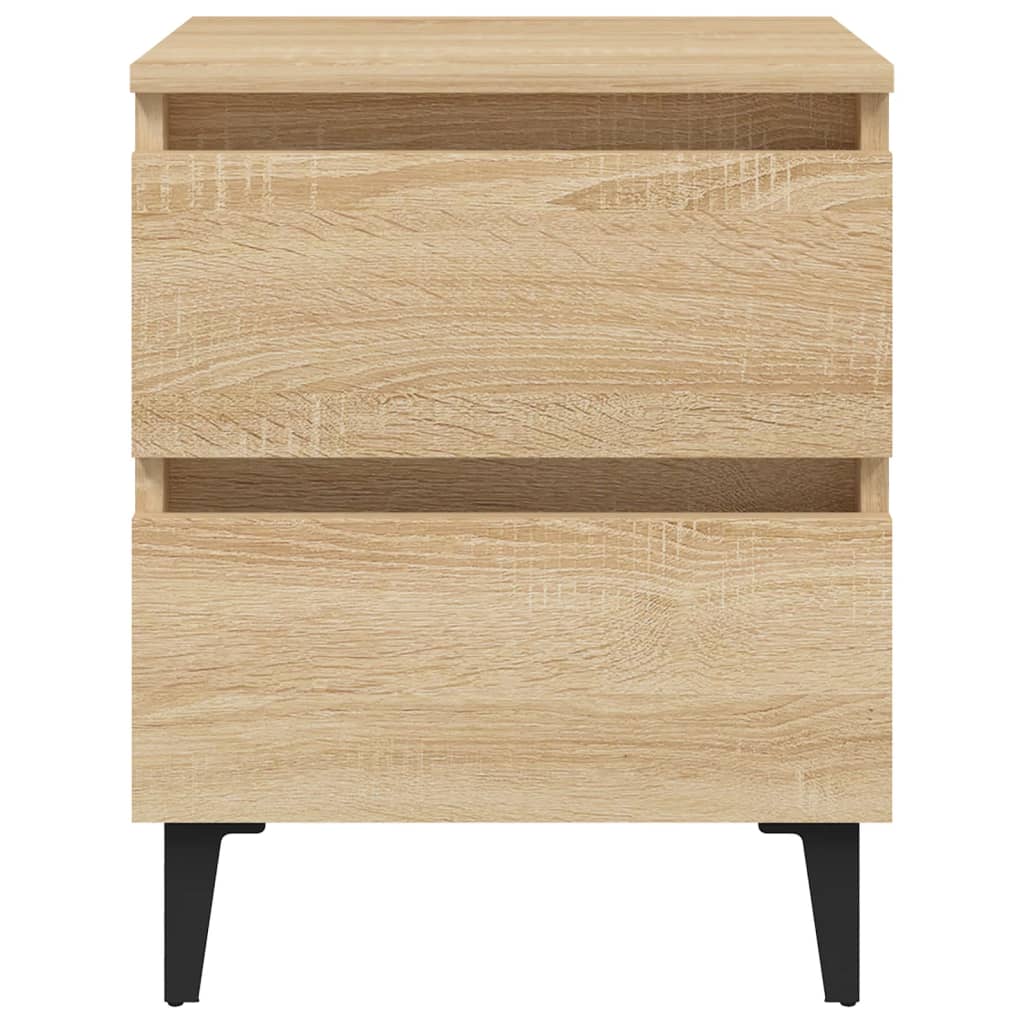 Tables de chevet 2 pcs chêne sonoma 40x35x50 cm bois ingénierie - XIOS