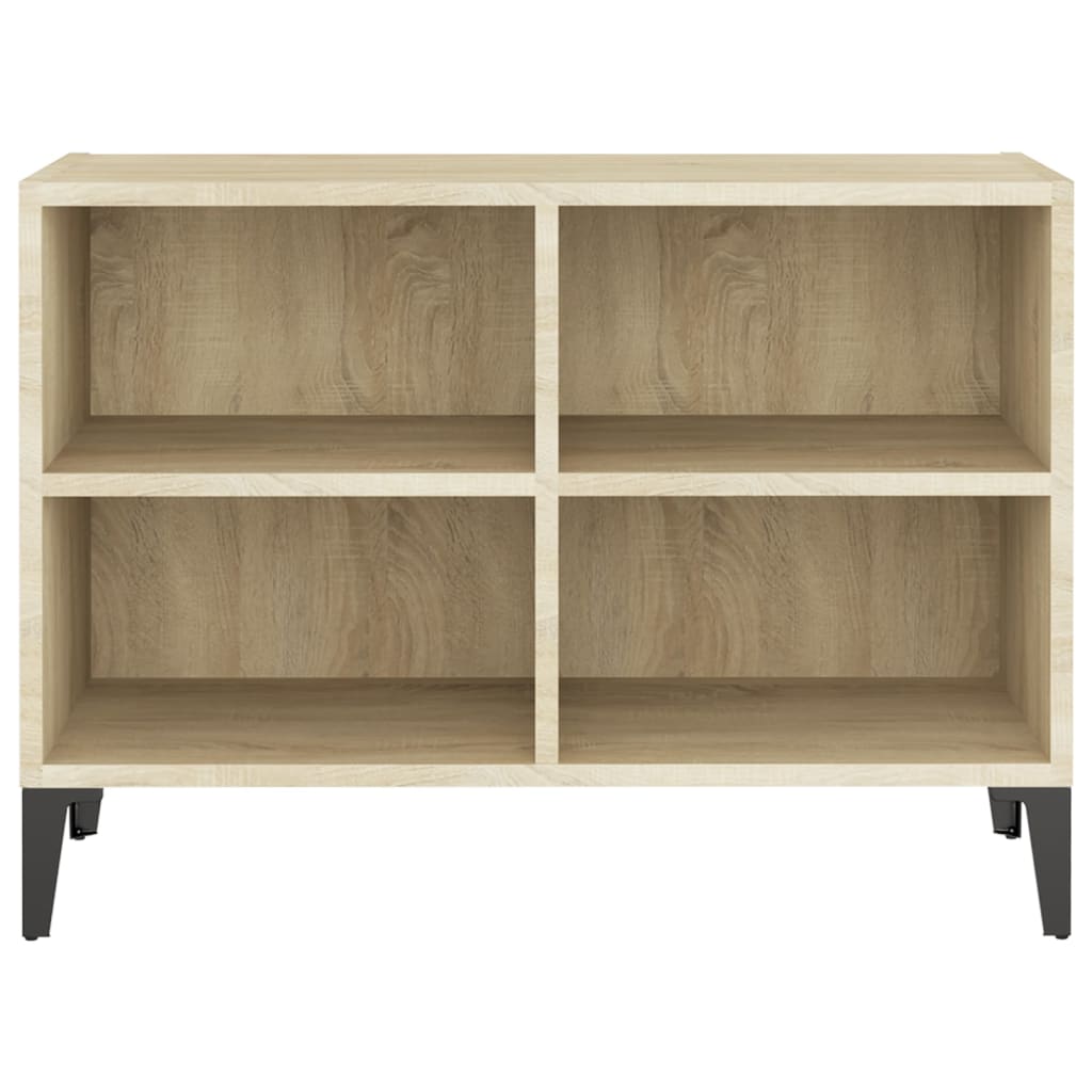 Meuble TV avec pieds en métal Chêne sonoma 69,5x30x50 cm - XIOS