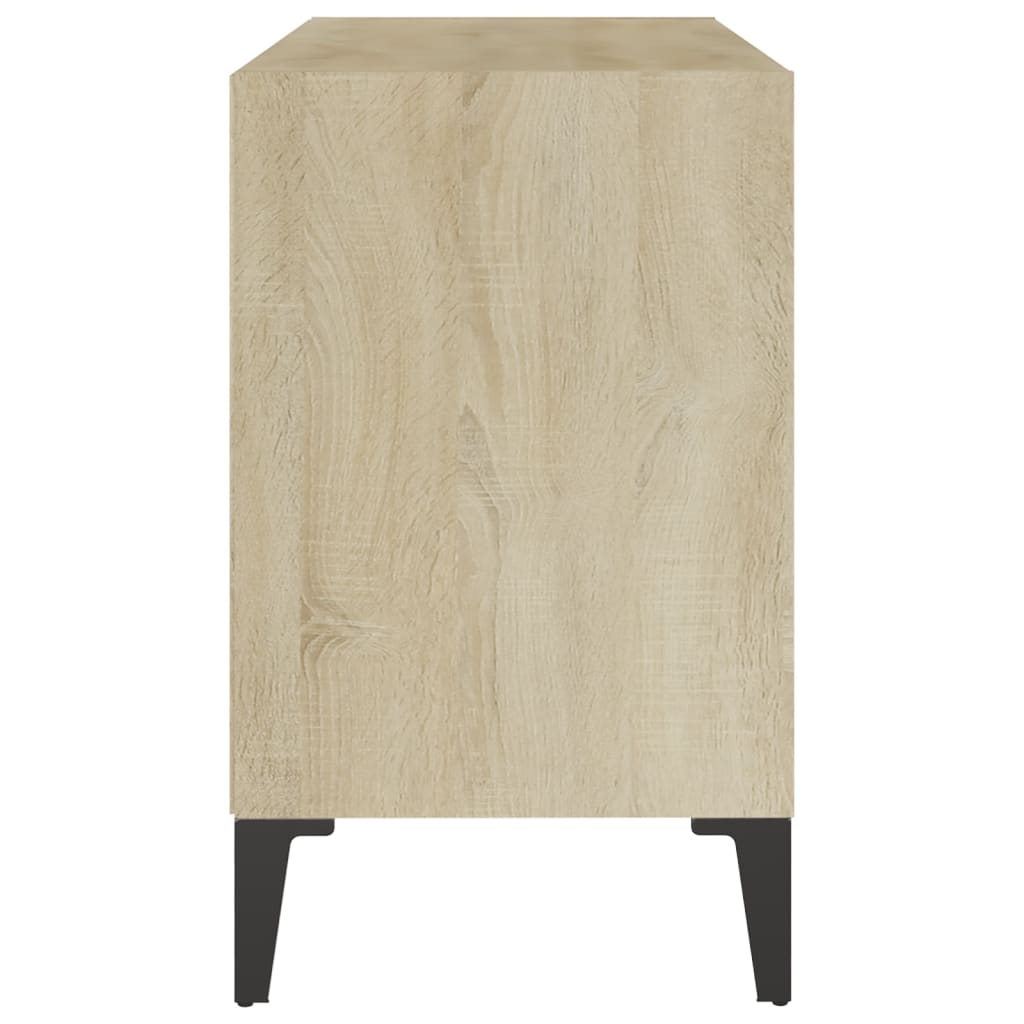 Meuble TV avec pieds en métal Chêne sonoma 69,5x30x50 cm - XIOS