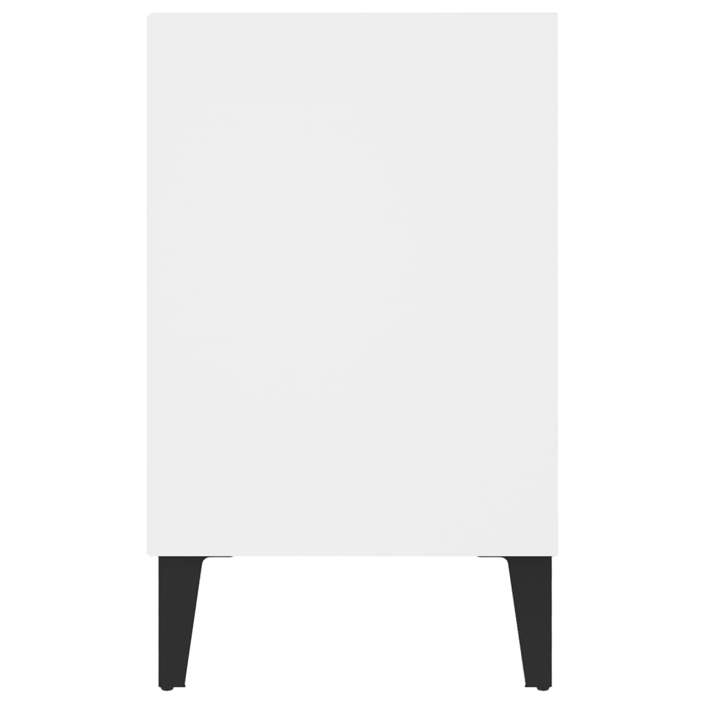 Meuble TV avec pieds en métal Blanc 103,5x30x50 cm - XIOS