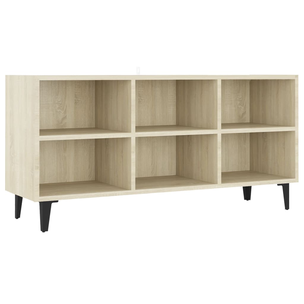 Meuble TV avec pieds en métal Chêne sonoma 103,5x30x50 cm - XIOS