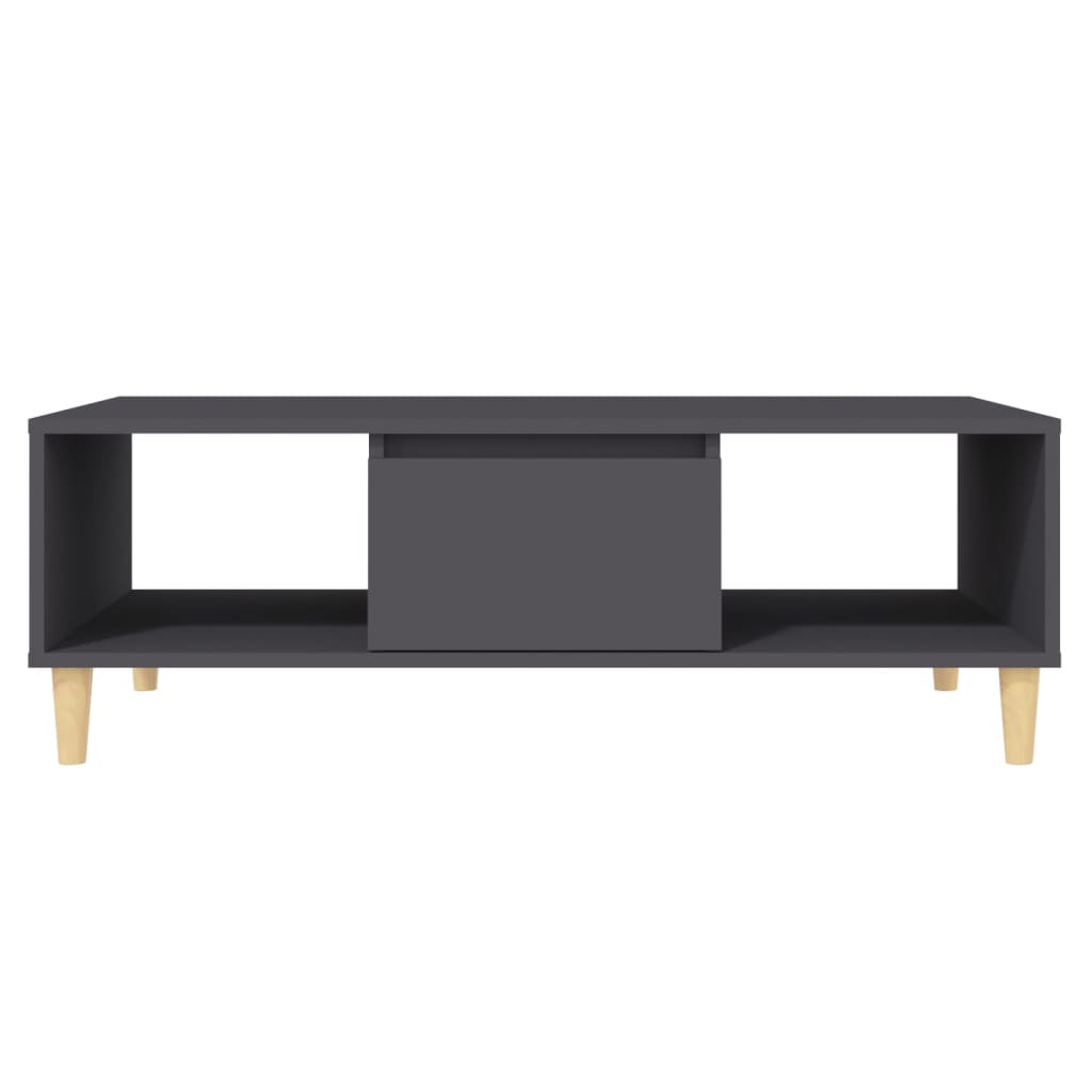 Table basse gris 103,5x60x35 cm bois d'ingénierie - XIOS
