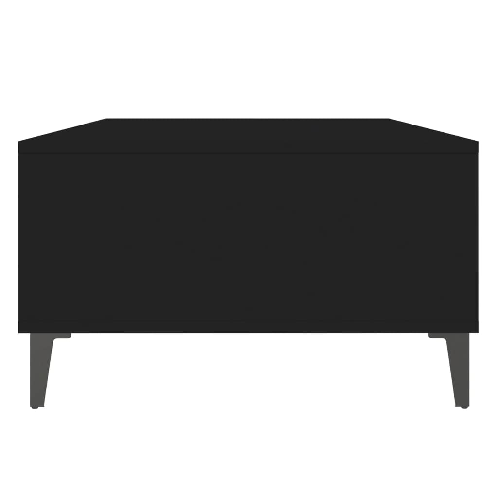 Table basse noir 103,5x60x35 cm bois d'ingénierie - XIOS