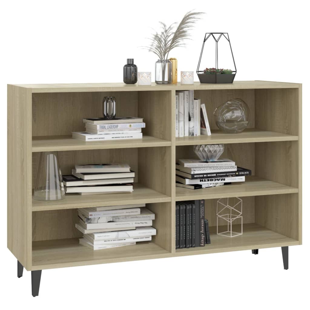 Buffet chêne sonoma 103,5x35x70 cm bois d'ingénierie - XIOS