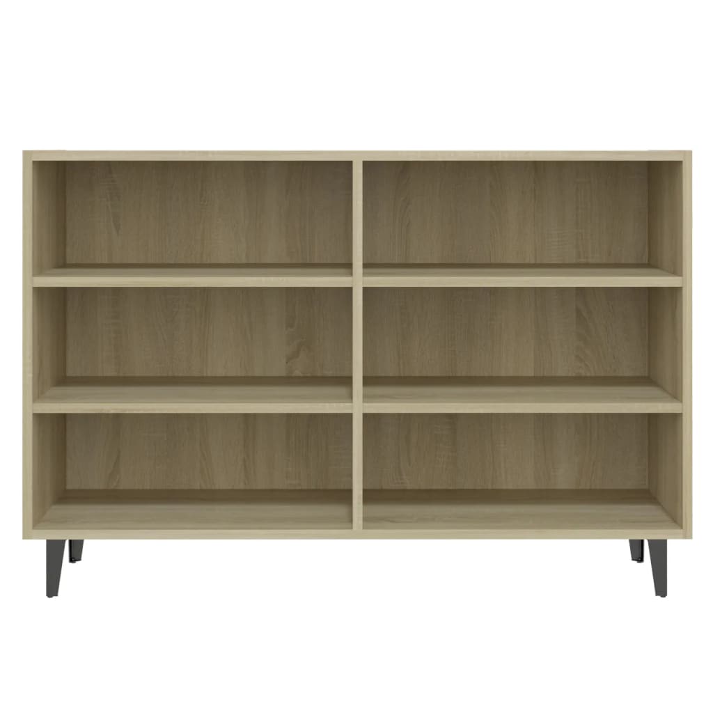 Buffet chêne sonoma 103,5x35x70 cm bois d'ingénierie - XIOS