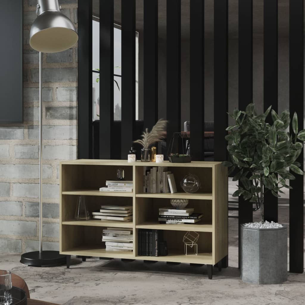 Buffet chêne sonoma 103,5x35x70 cm bois d'ingénierie - XIOS