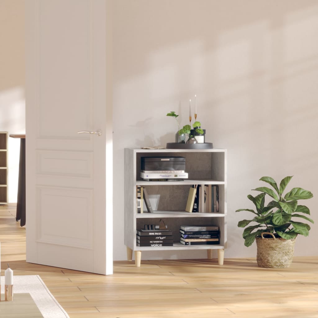 Buffet gris béton 57x35x70 cm bois d'ingénierie - XIOS