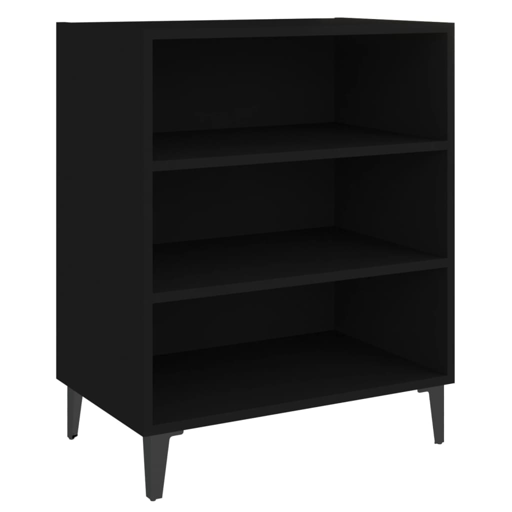 Buffet noir 57x35x70 cm bois d’ingénierie - XIOS