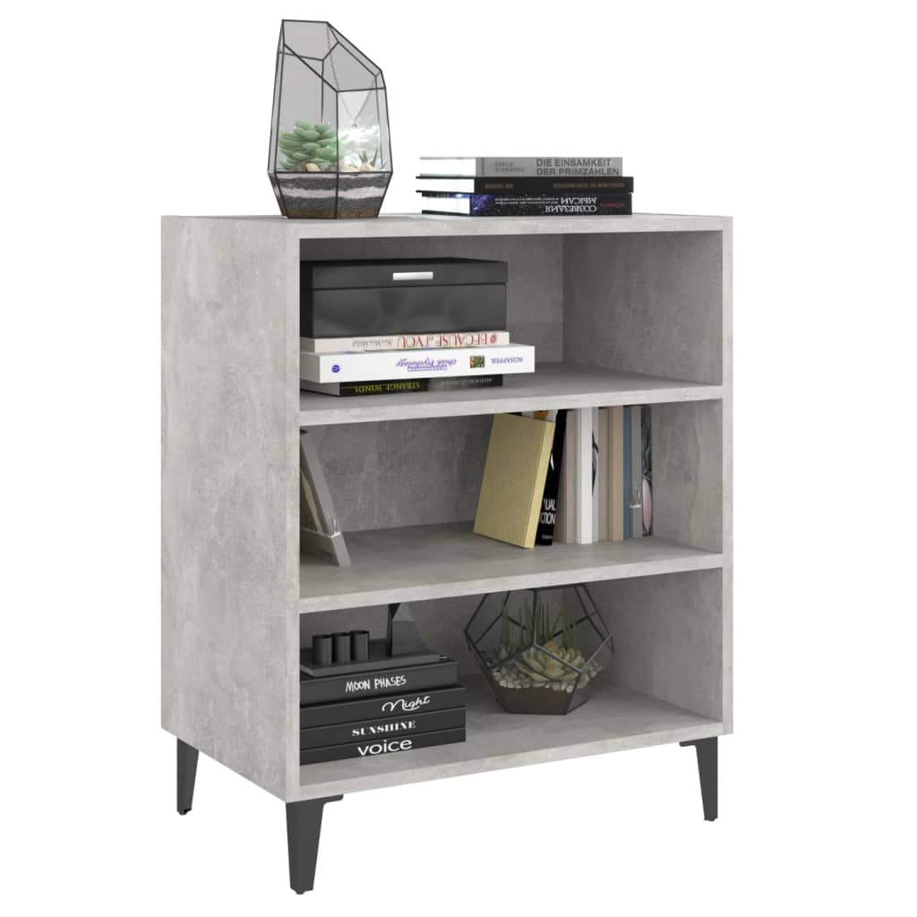 Buffet gris béton 57x35x70 cm bois d'ingénierie - XIOS