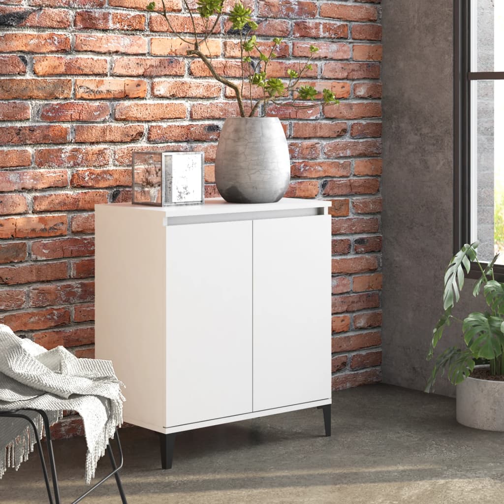 Buffet blanc 60x35x70 cm bois d'ingénierie - XIOS