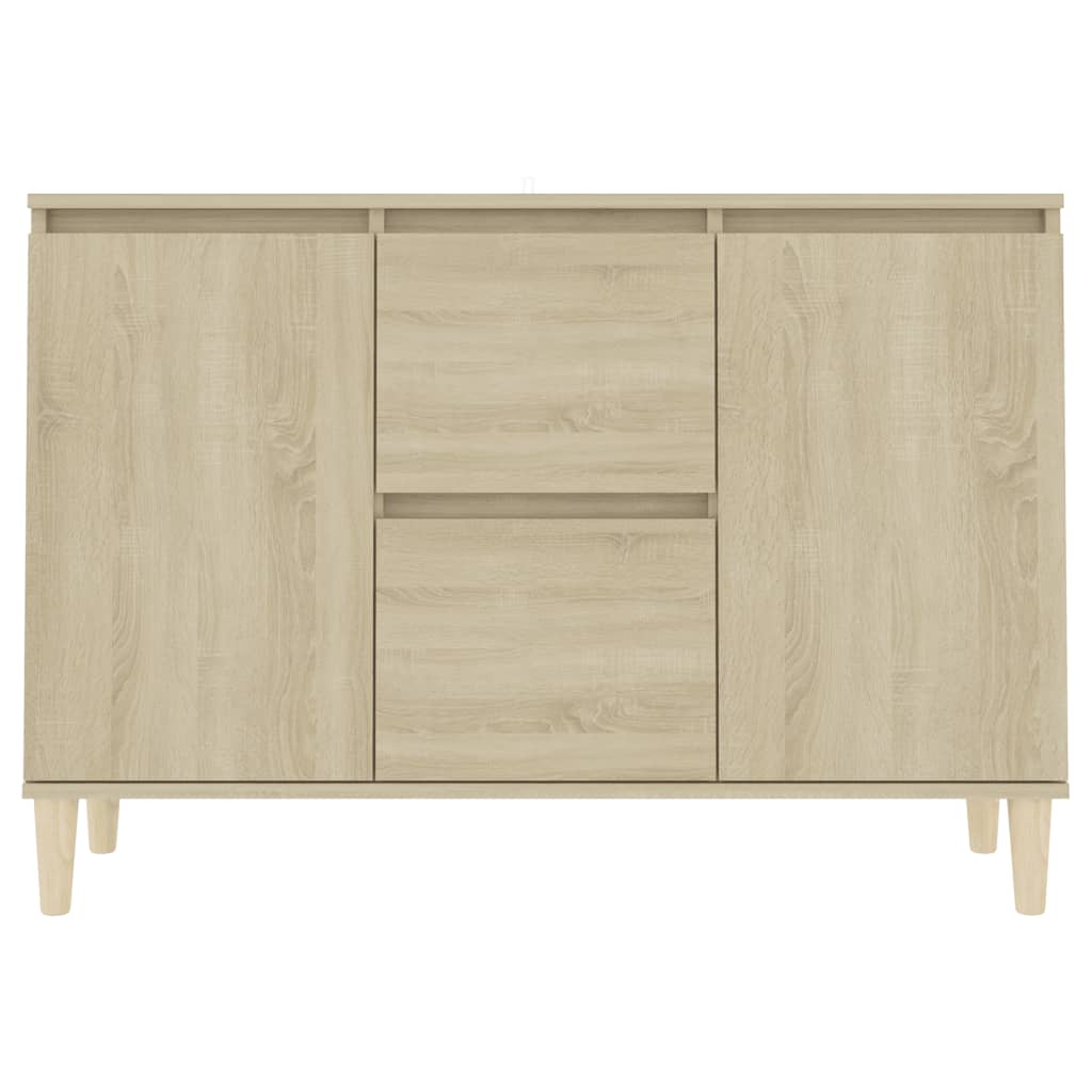 Buffet chêne sonoma 101x35x70 cm bois d'ingénierie - XIOS