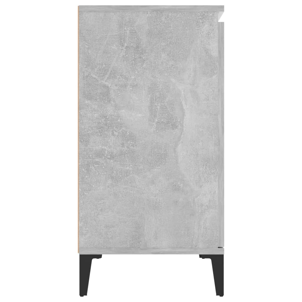 Buffet gris béton 104x35x70 cm bois d'ingénierie
