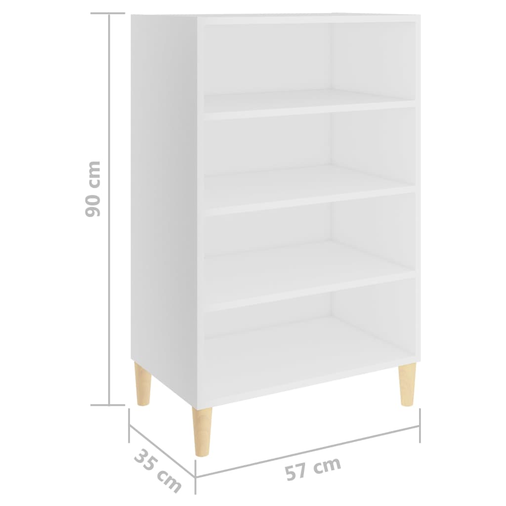 Buffet Blanc 57x35x90 cm Bois d’ingénierie - XIOS