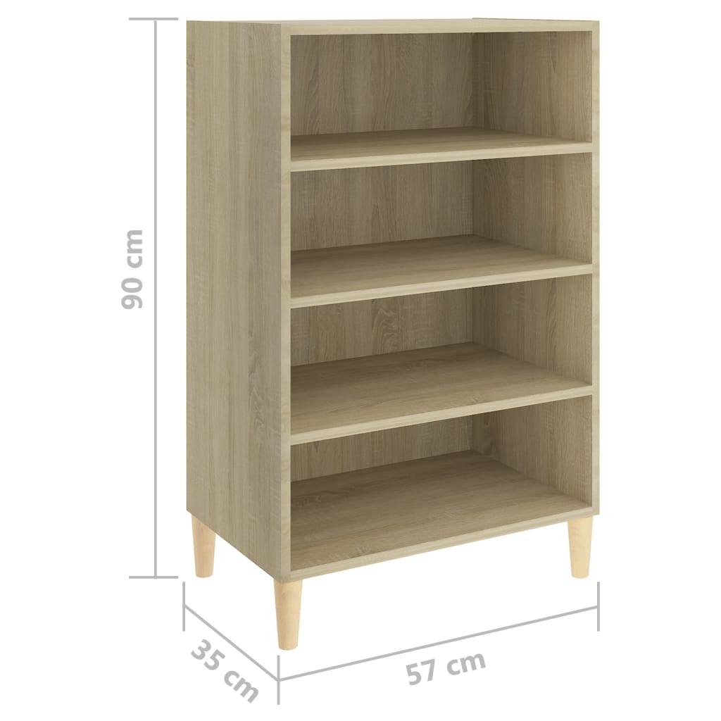 Buffet Chêne sonoma 57x35x90 cm Bois d’ingénierie - XIOS