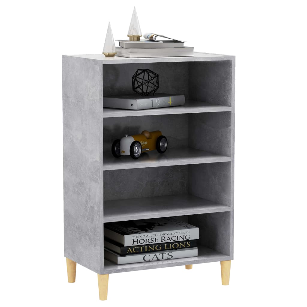 Buffet gris béton 57x35x90 cm bois d'ingénierie - XIOS