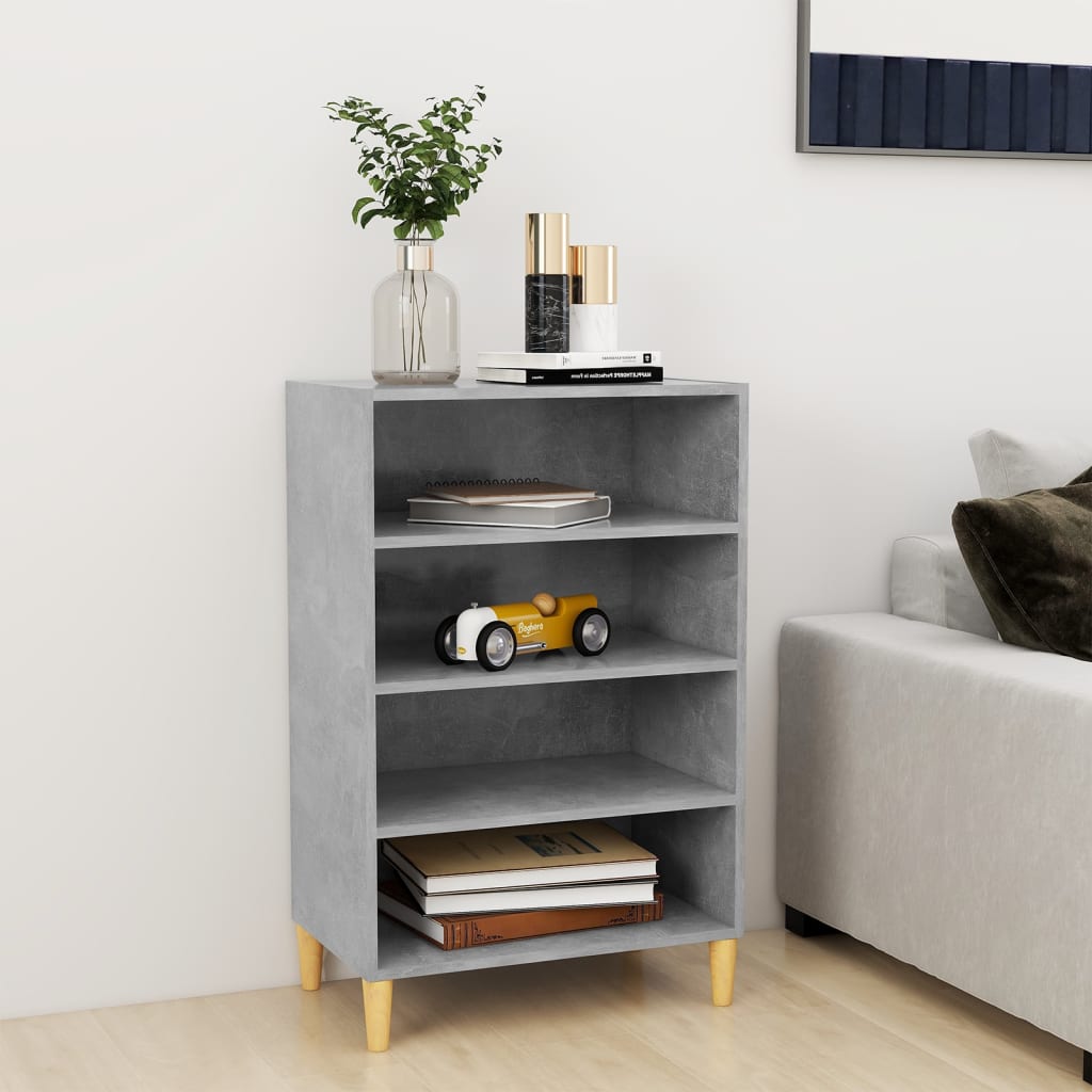 Buffet gris béton 57x35x90 cm bois d'ingénierie - XIOS