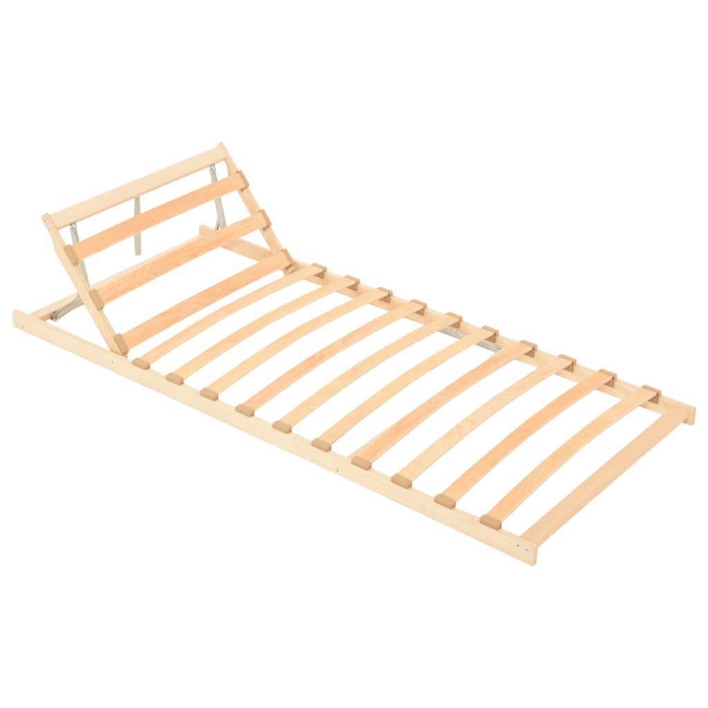 Sommier à lattes sans matelas tête de lit réglable 80x200 cm - XIOS