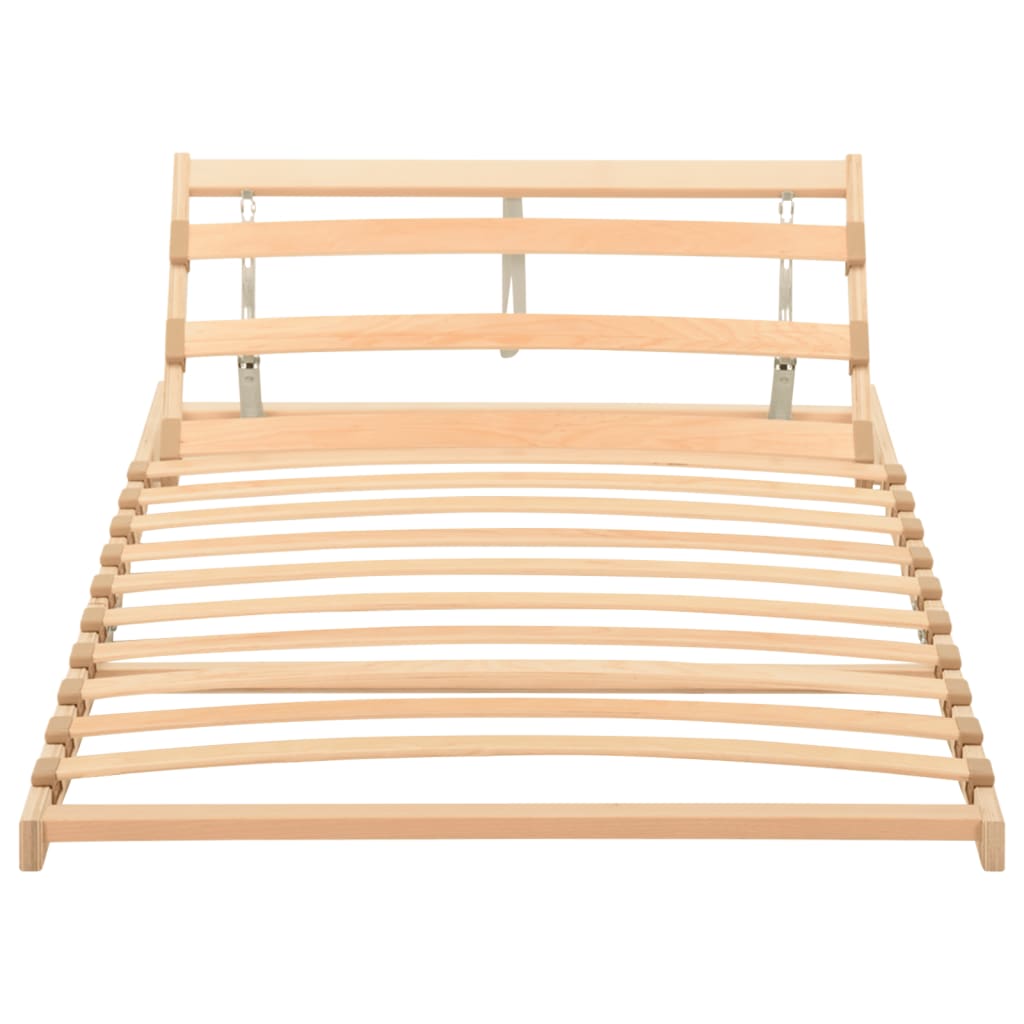 Sommier à lattes sans matelas tête de lit réglable 80x200 cm - XIOS