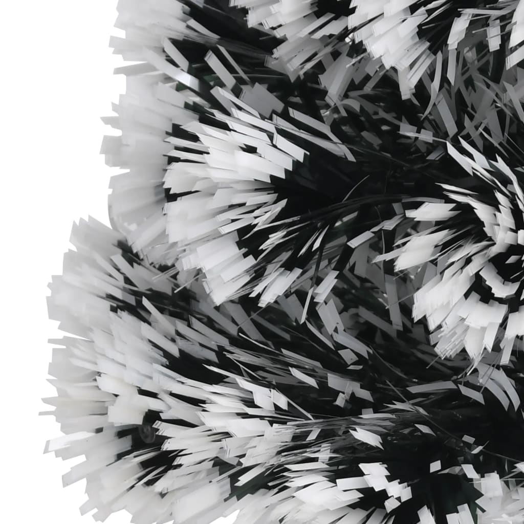 Arbre de Noël pré-éclairé vert et blanc 64 cm fibre optique - XIOS