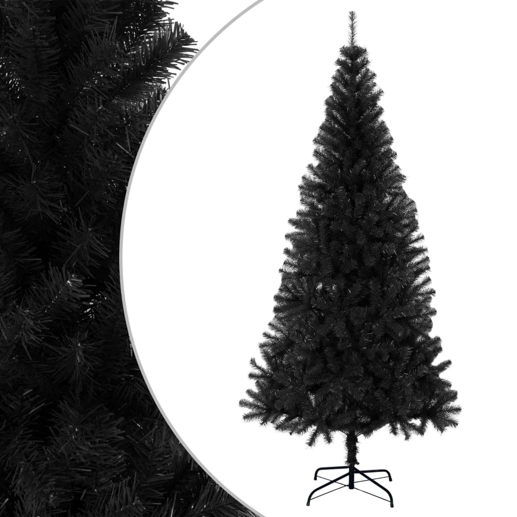 Sapin de Noël artificiel avec support noir 240 cm PVC - XIOS