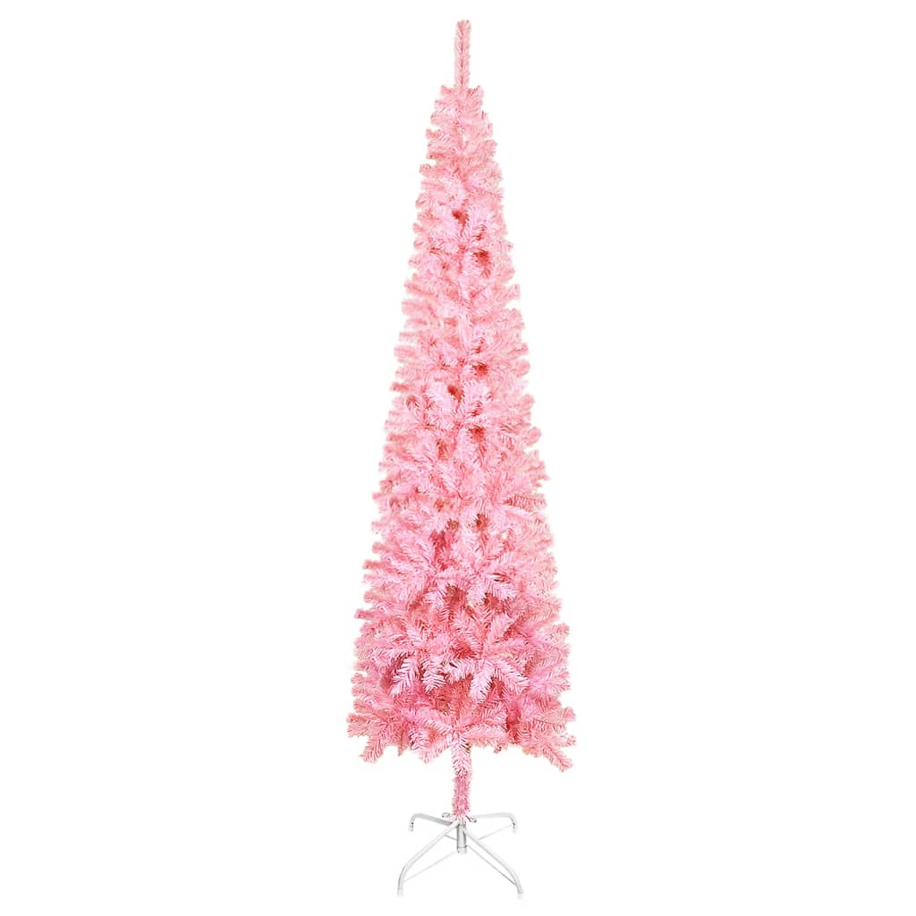 Arbre de Noël mince rose 180 cm - XIOS