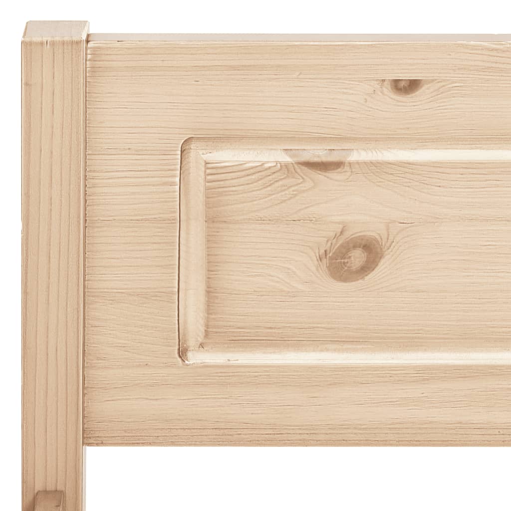 Cadre de lit sans matelas bois de pin massif 90x200 cm - XIOS
