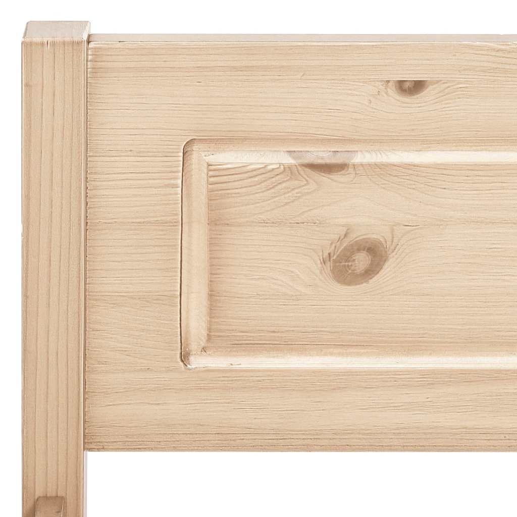 Cadre de lit sans matelas bois de pin massif 120x200 cm - XIOS