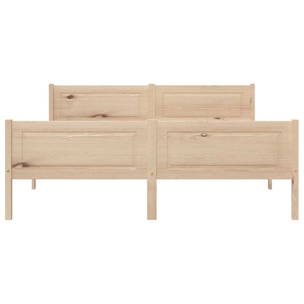 Cadre de lit sans matelas bois massif de pin 160x200 cm - XIOS