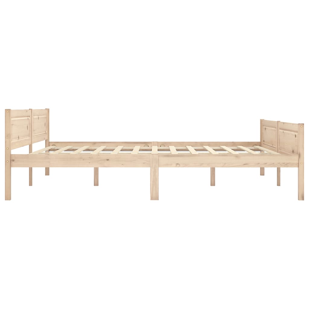 Cadre de lit sans matelas bois massif de pin 180x200 cm - XIOS