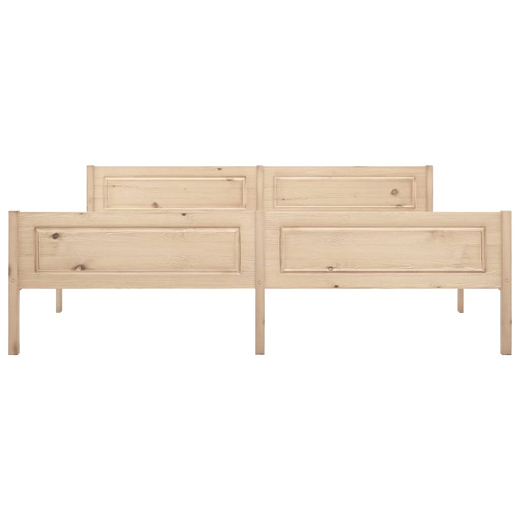 Cadre de lit sans matelas bois massif de pin 180x200 cm - XIOS