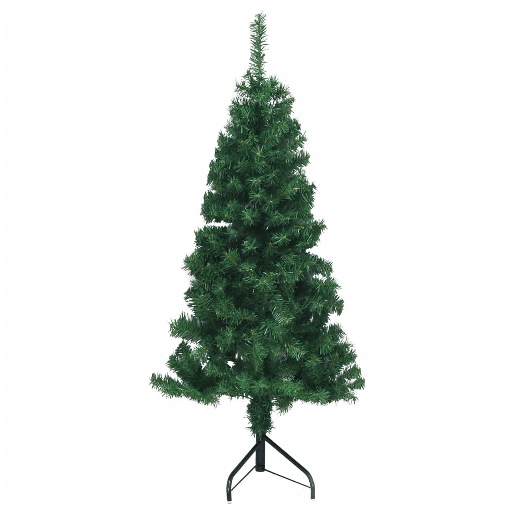 Sapin de Noël artificiel d'angle Vert 120 cm PVC - XIOS