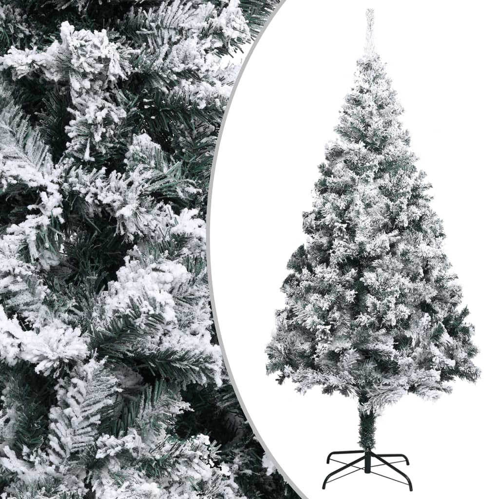 Sapin de Noël artificiel avec neige floquée Vert 300 cm PVC - XIOS