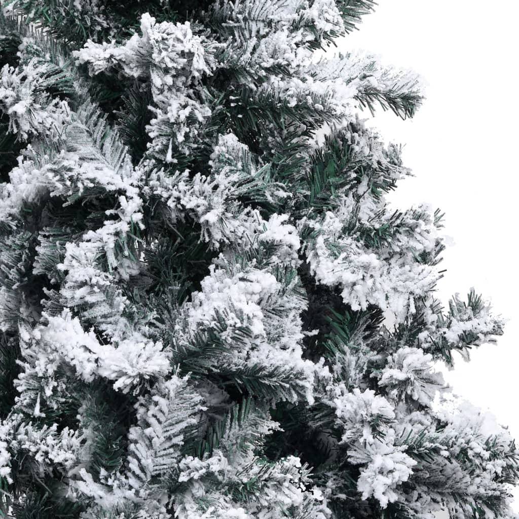 Sapin de Noël artificiel avec neige floquée vert 120 cm PVC - XIOS