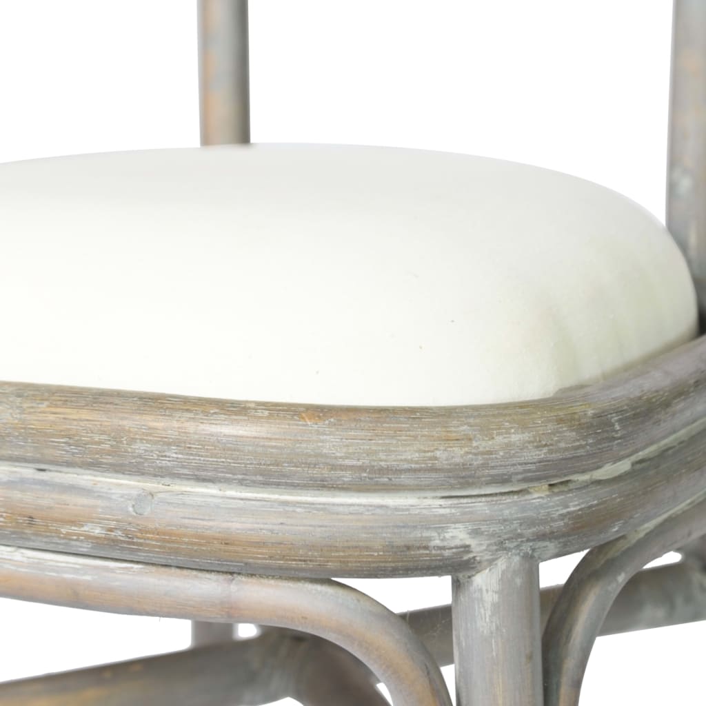 Chaises à manger lot de 4 gris Lin - XIOS