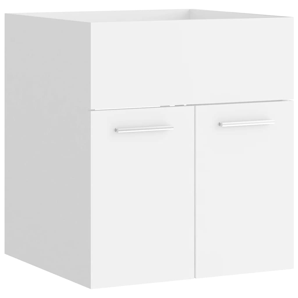 Ensemble de meubles de salle de bain Blanc Aggloméré