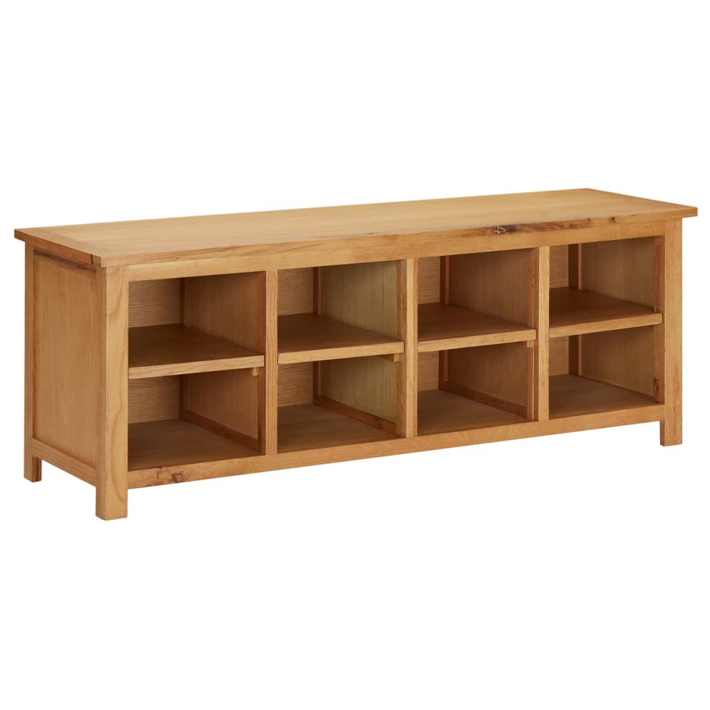 Étagère à chaussures 114x37x45 cm Bois de chêne solide - XIOS