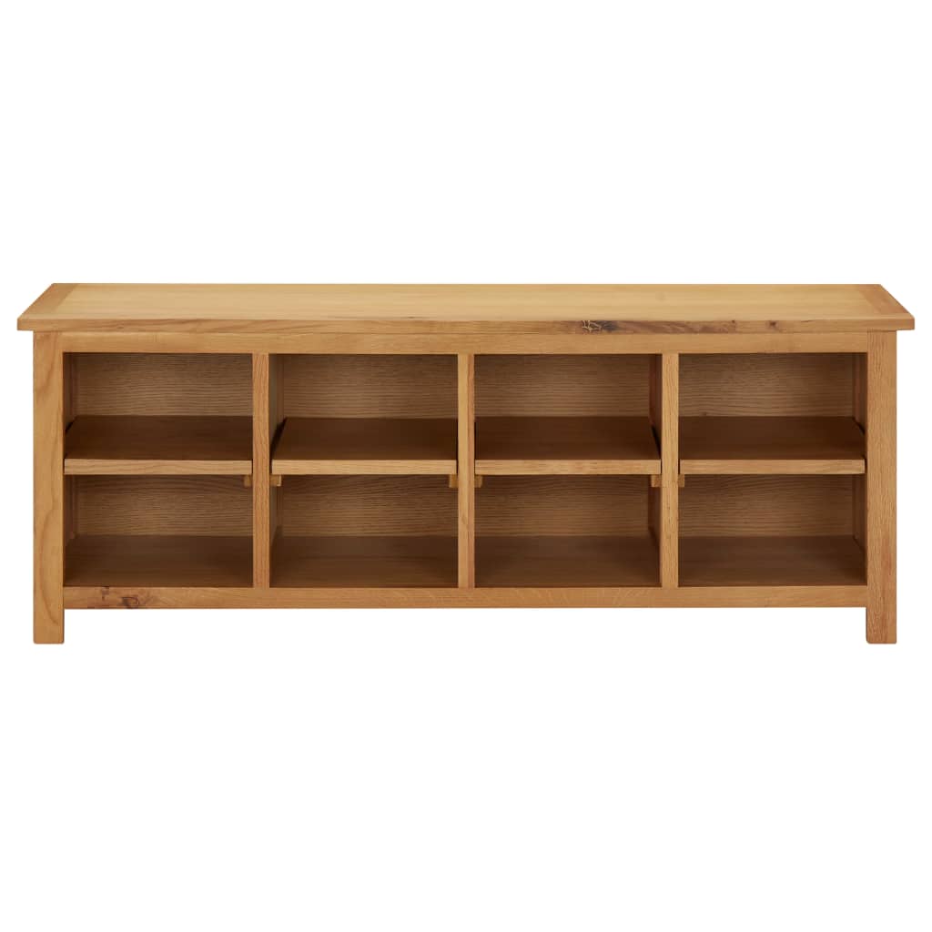 Étagère à chaussures 114x37x45 cm Bois de chêne solide - XIOS