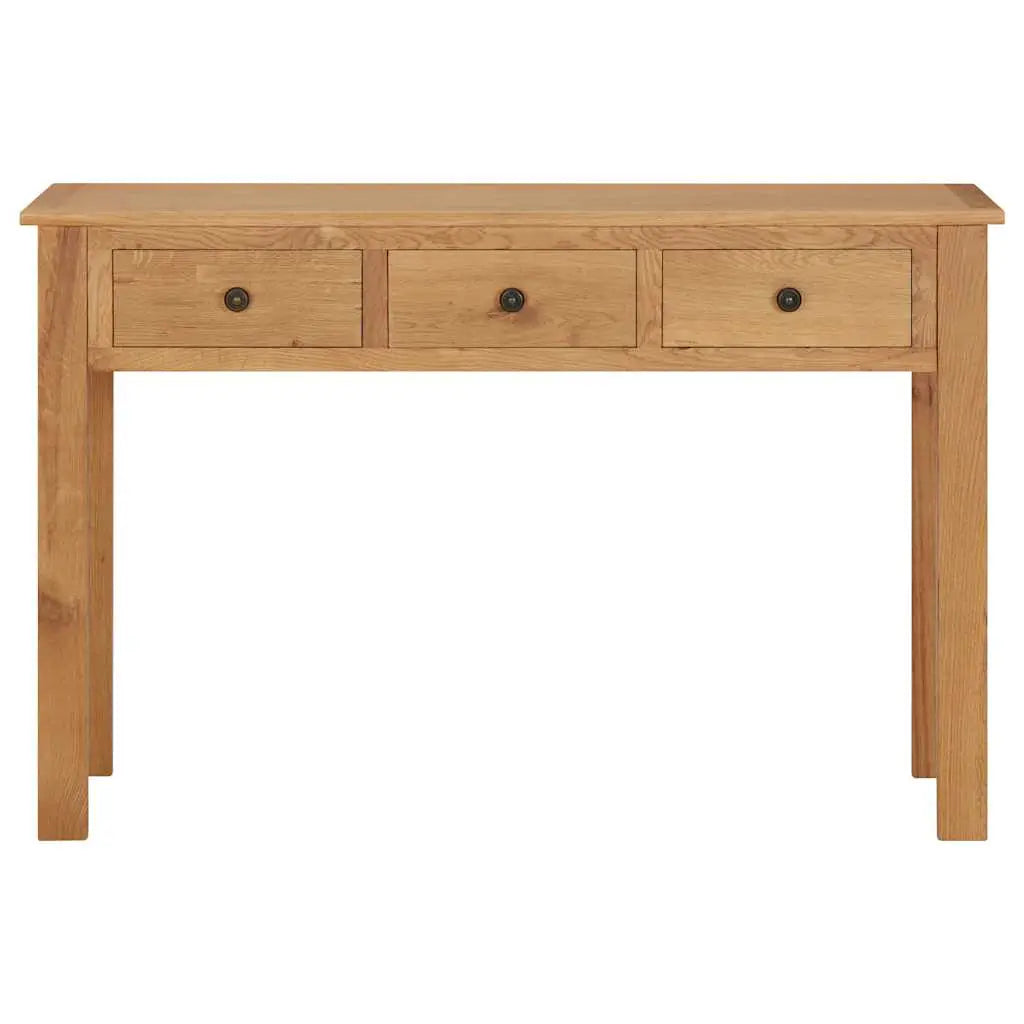Coiffeuse 110x40x75 cm Bois de chêne massif - XIOS