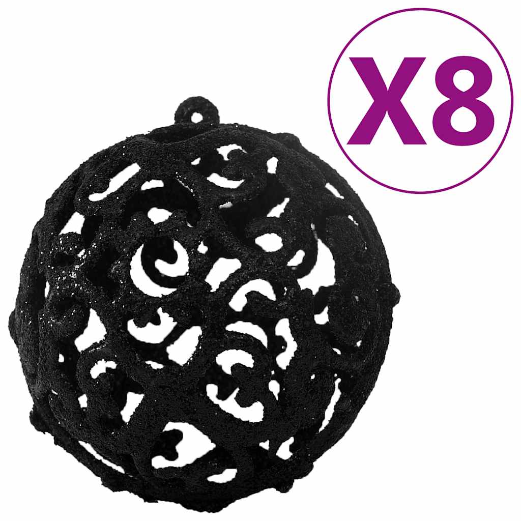 Ensemble de boules de Noël 100 pcs Noir - XIOS