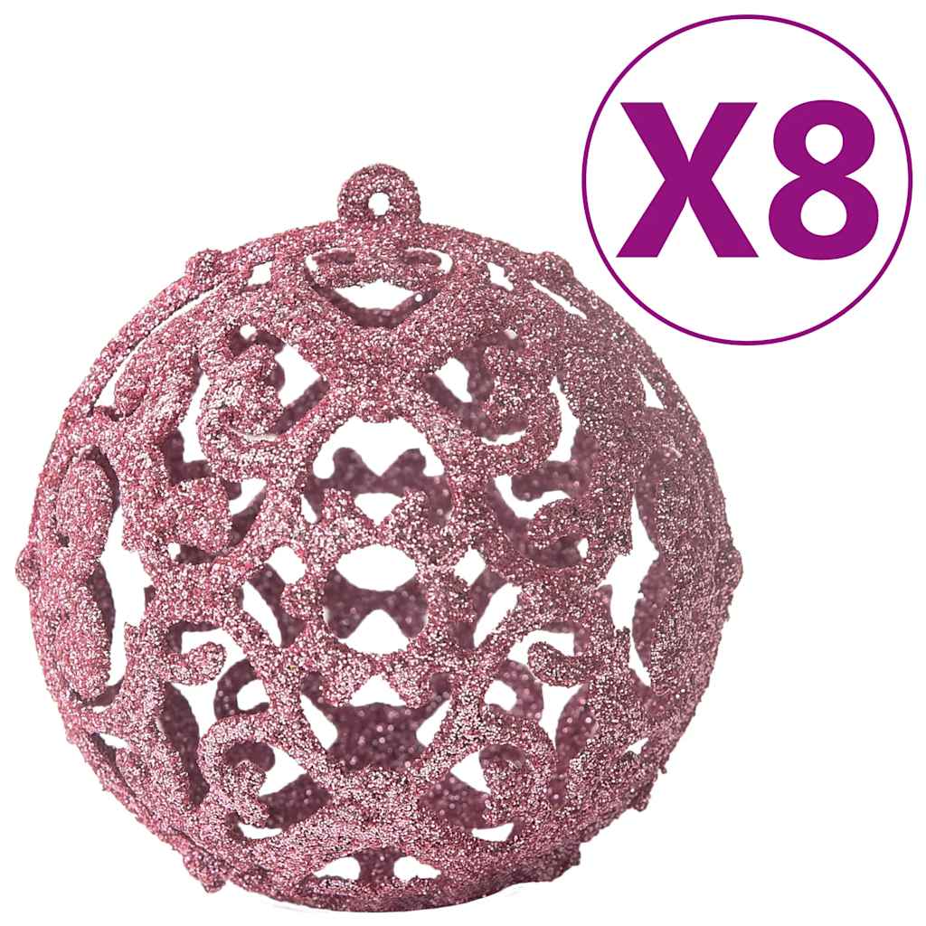 Ensemble de boules de Noël 100 pcs Rose - XIOS