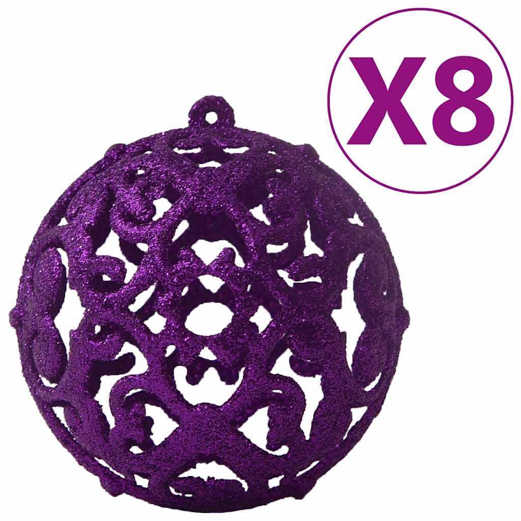Ensemble de boules de Noël 100 pcs Violet - XIOS