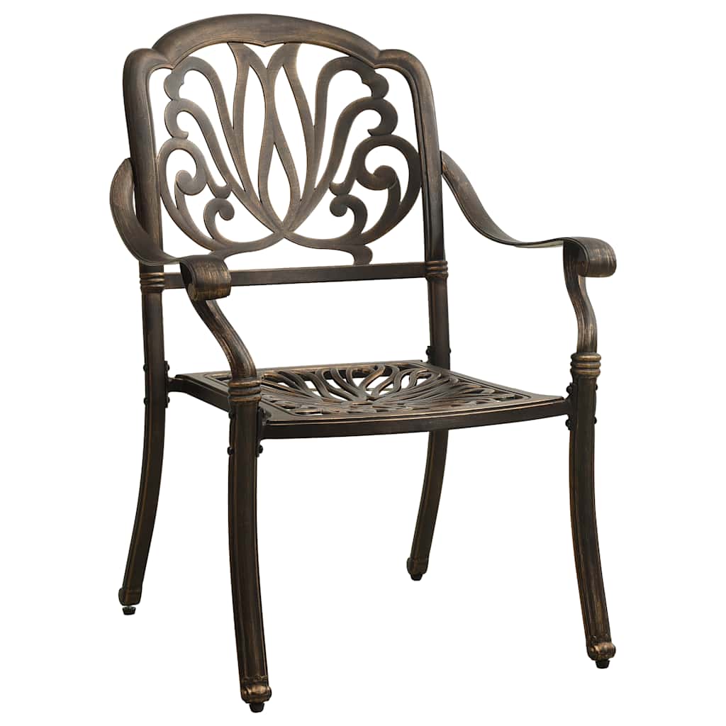 Ensemble de bistro 3 pcs Aluminium coulé Bronze - XIOS